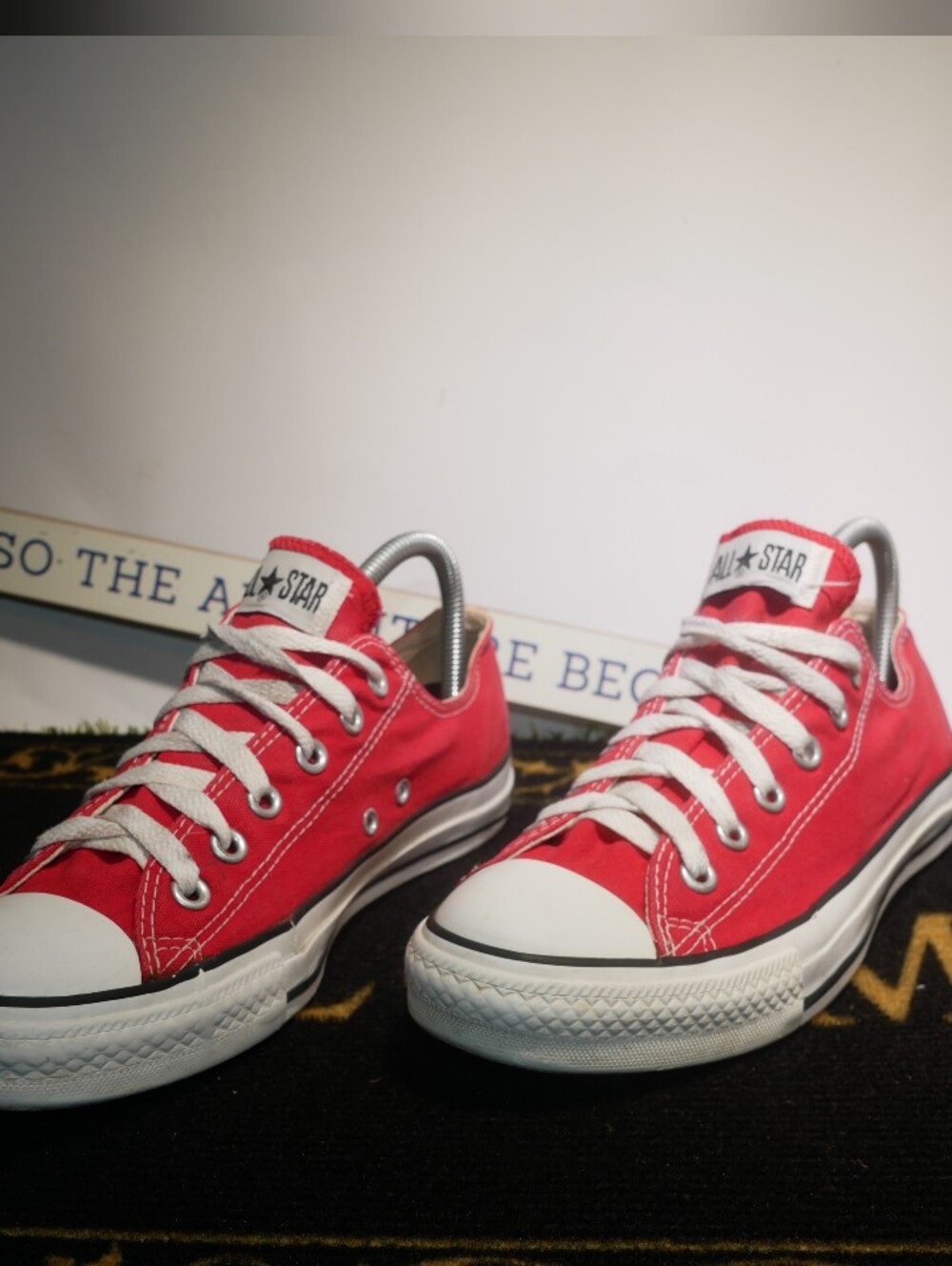 Converse All Star Kids Low Top Sneakers - Red